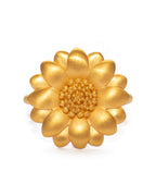 Golden Sunflower Ring