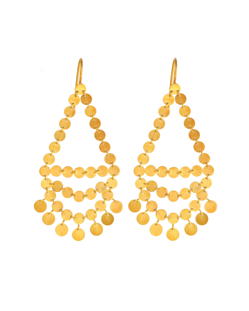 Extra Large Dancing Sequins Earrings