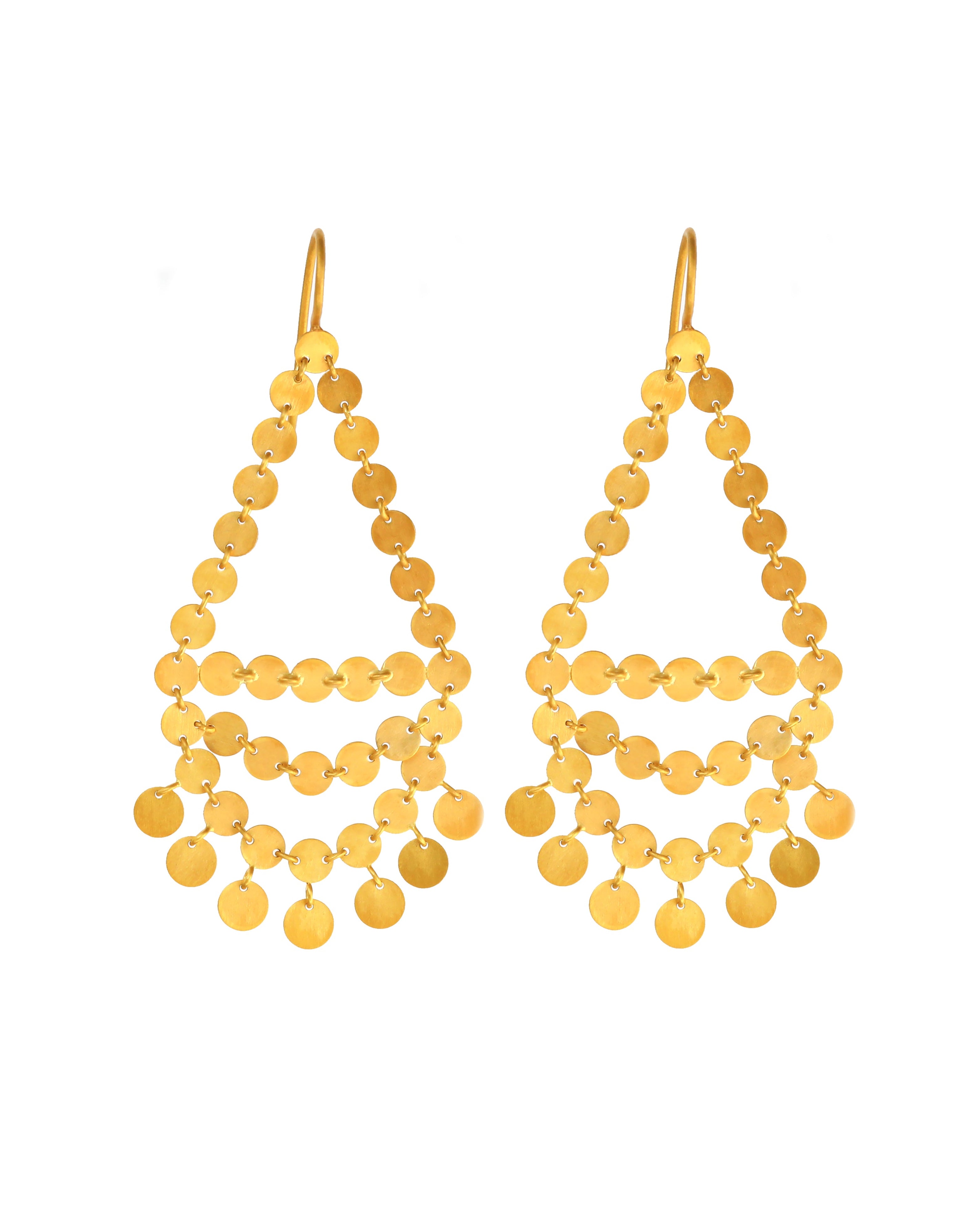 Extra Large Dancing Sequins Earrings