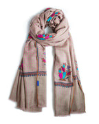 Yaser Shaw Cashmere shawl scarf plaid