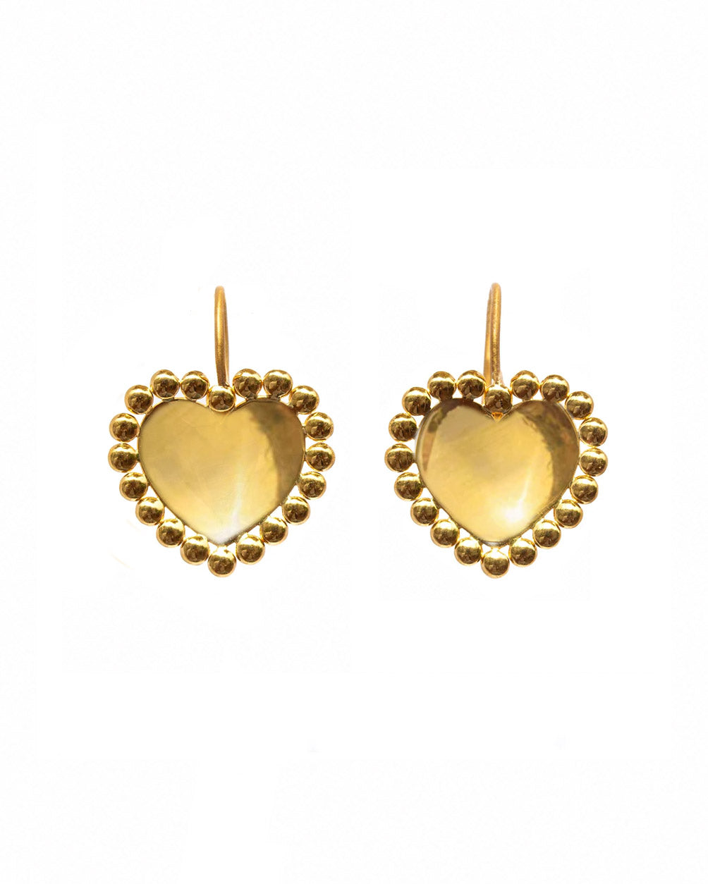 Heart Daisy Earrings