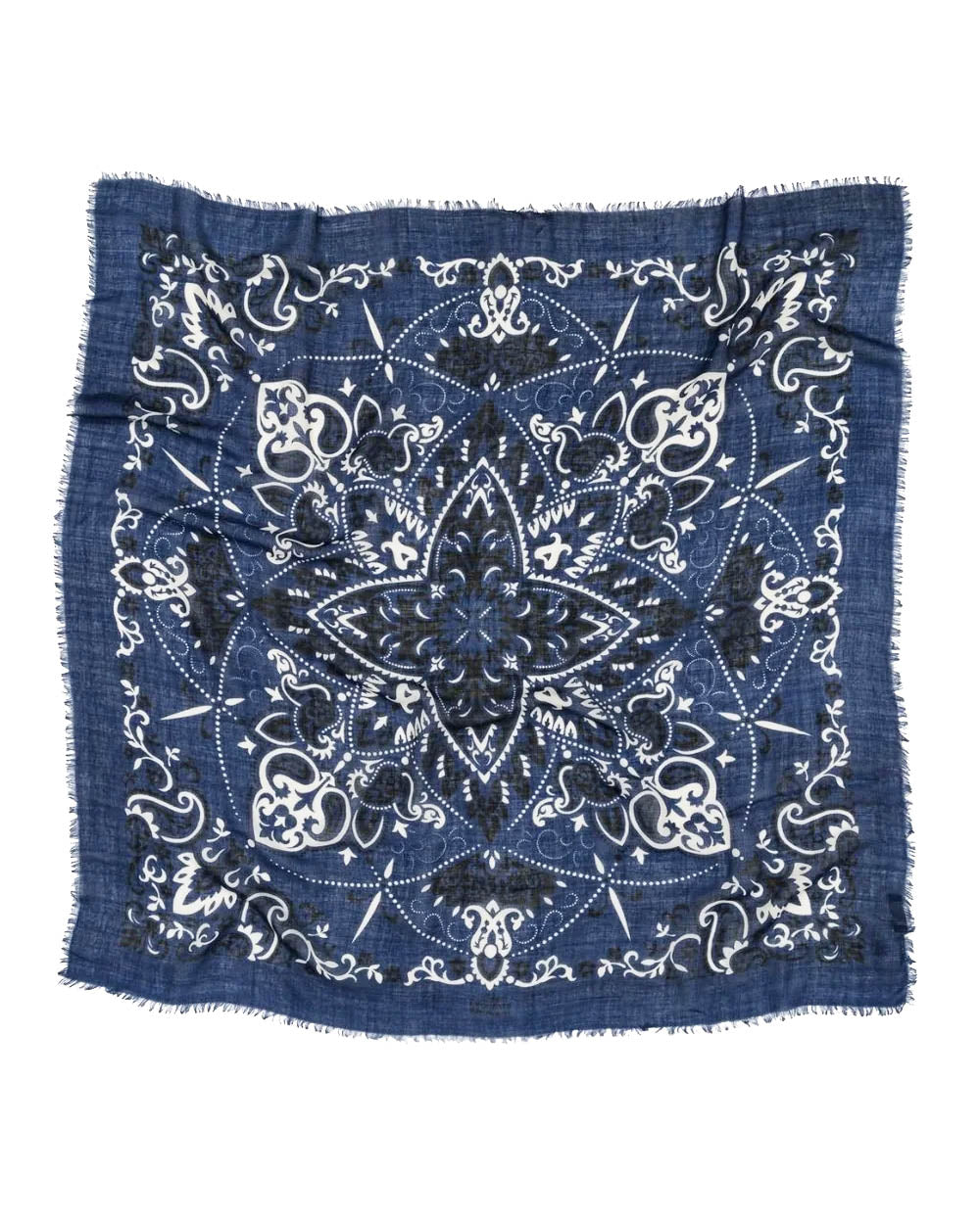 Wool & Cashmere Bandana Scarf