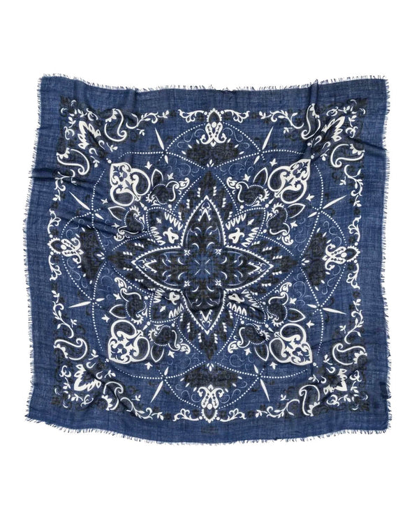 Wool & Cashmere Bandana Scarf