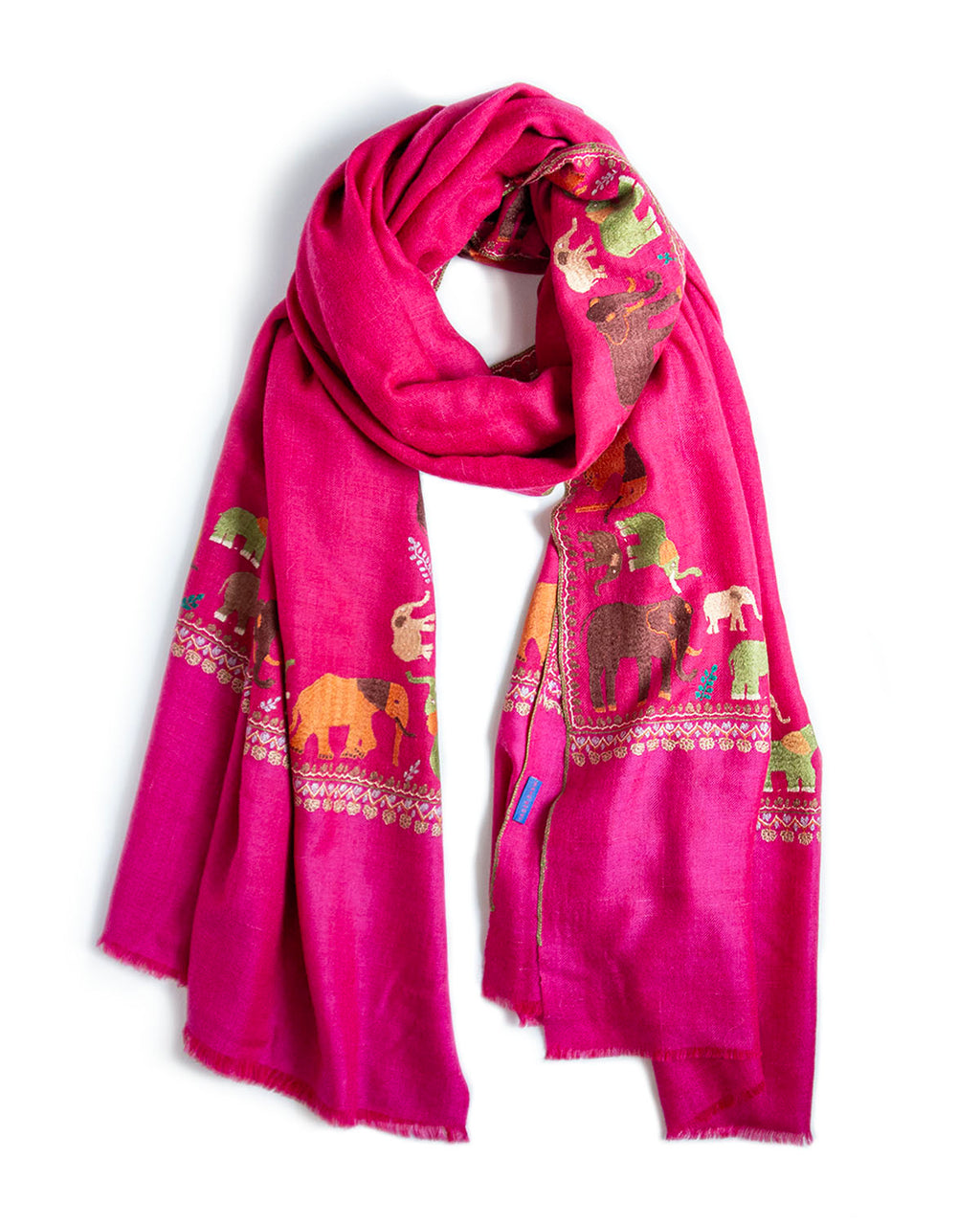 Elephant Parade Cashmere Pashmina Shawl