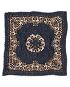 Wool & Cashmere Flower Scarf