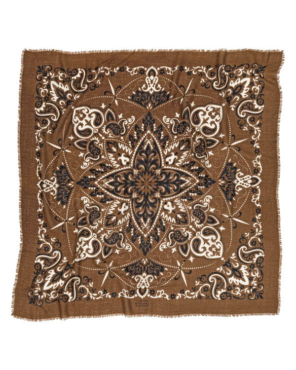 Wool & Cashmere Bandana Scarf