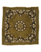 Wool & Cashmere Flower Scarf