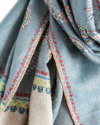 Floral Motif Dove Grey
