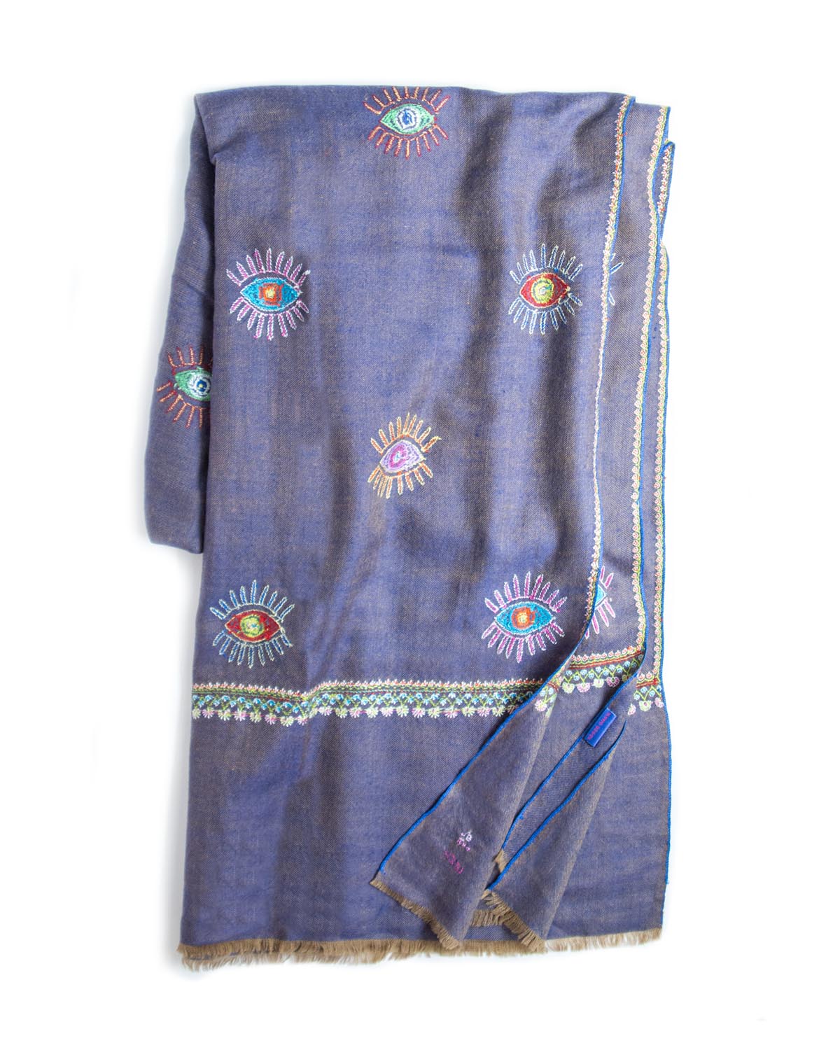Indigo Eye Shawl