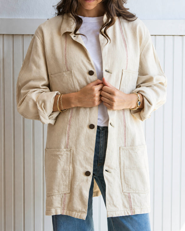 Cotton Denim Khadi Jacket