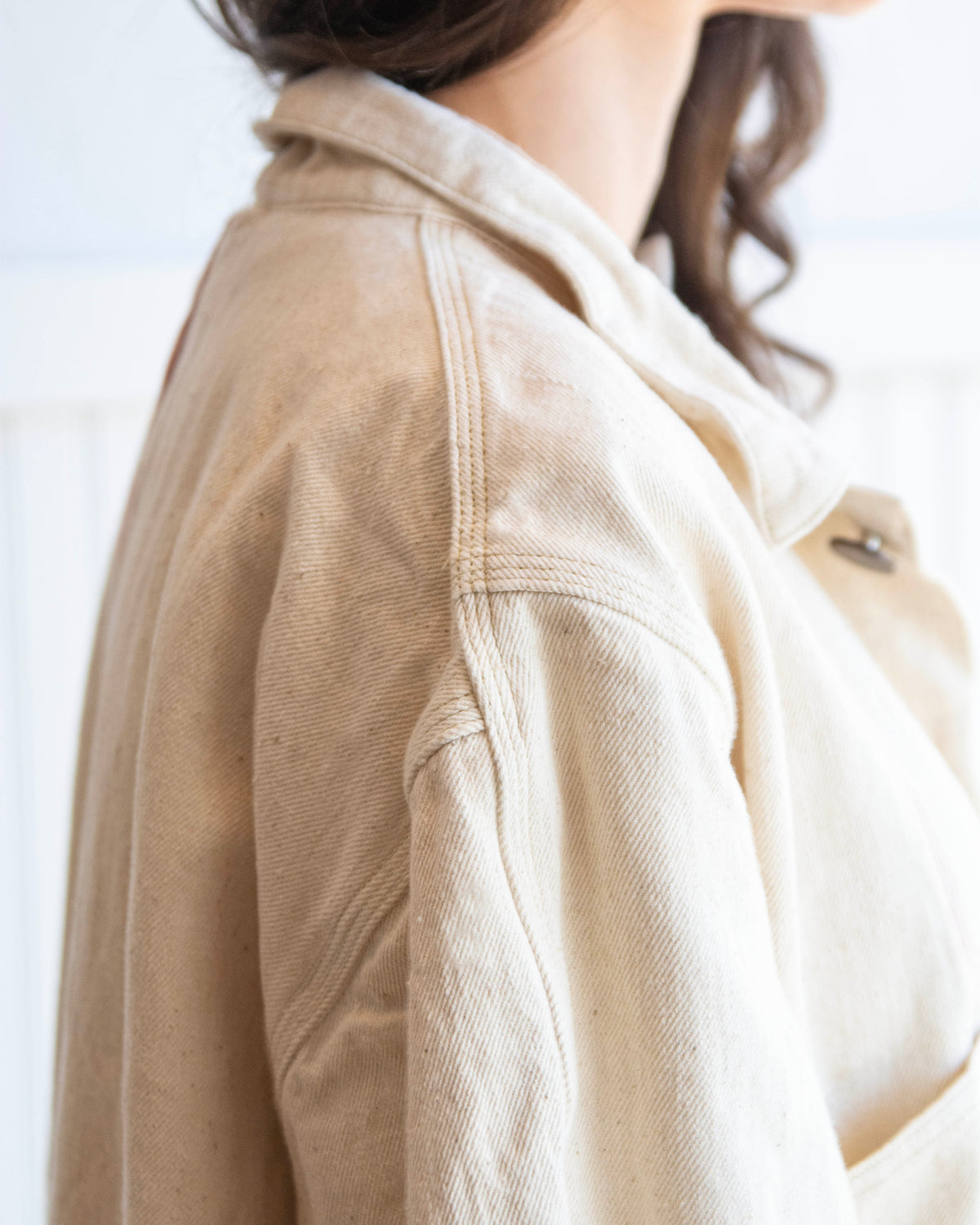 Cotton Denim Khadi Jacket
