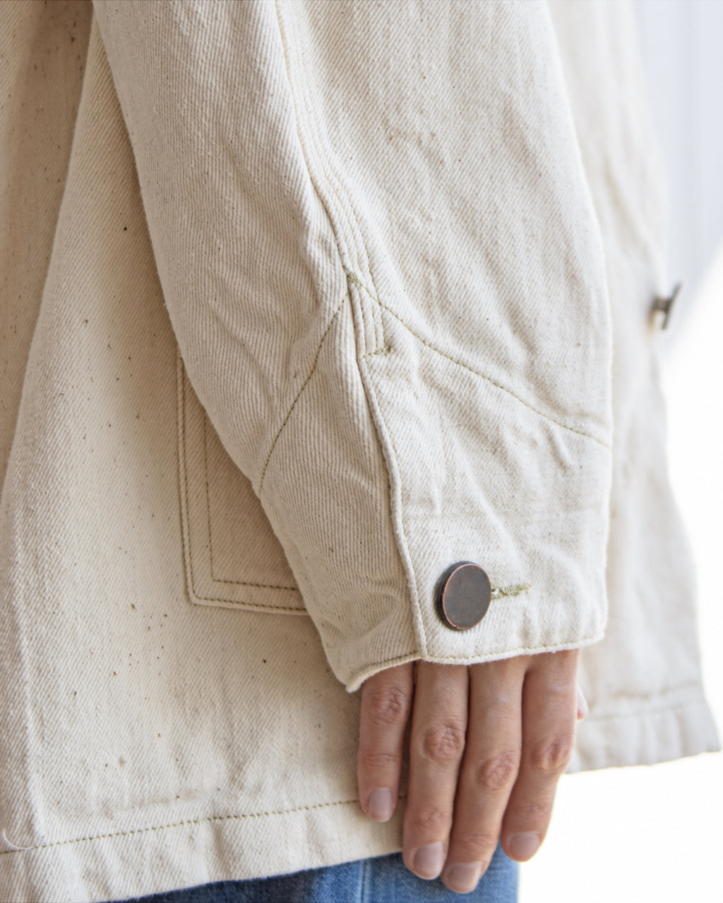 Cotton Denim Khadi Jacket