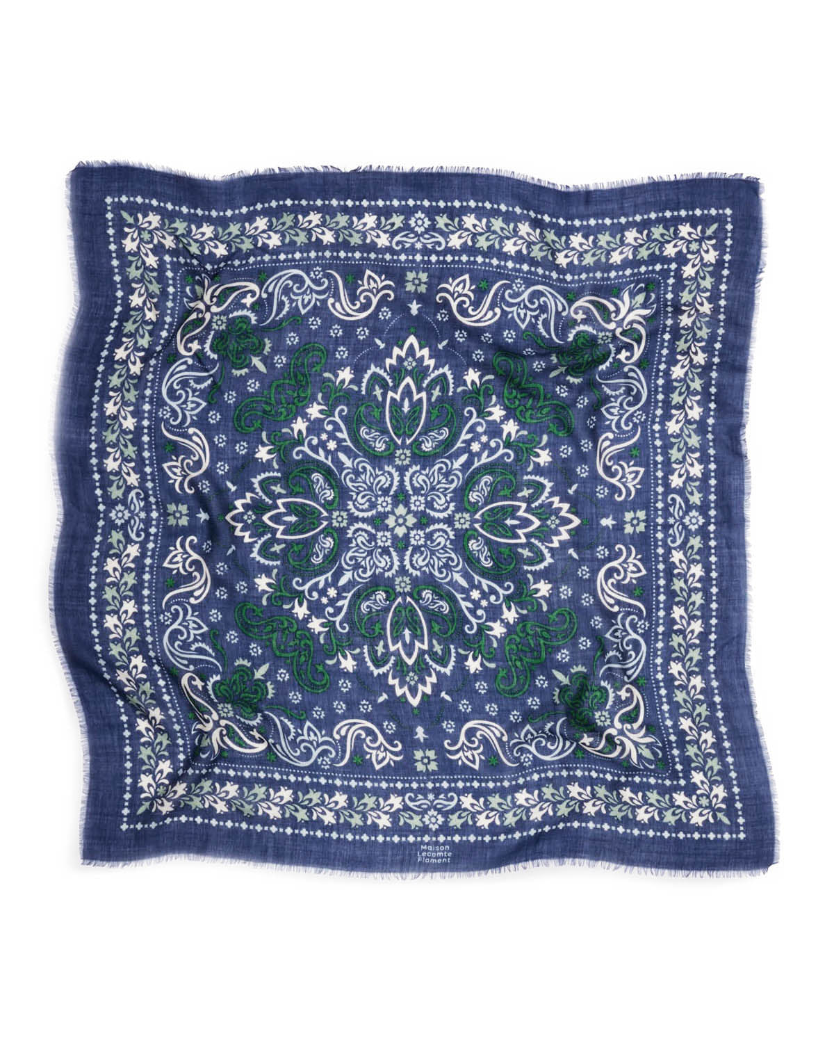 Wool & Silk Bandana Scarf