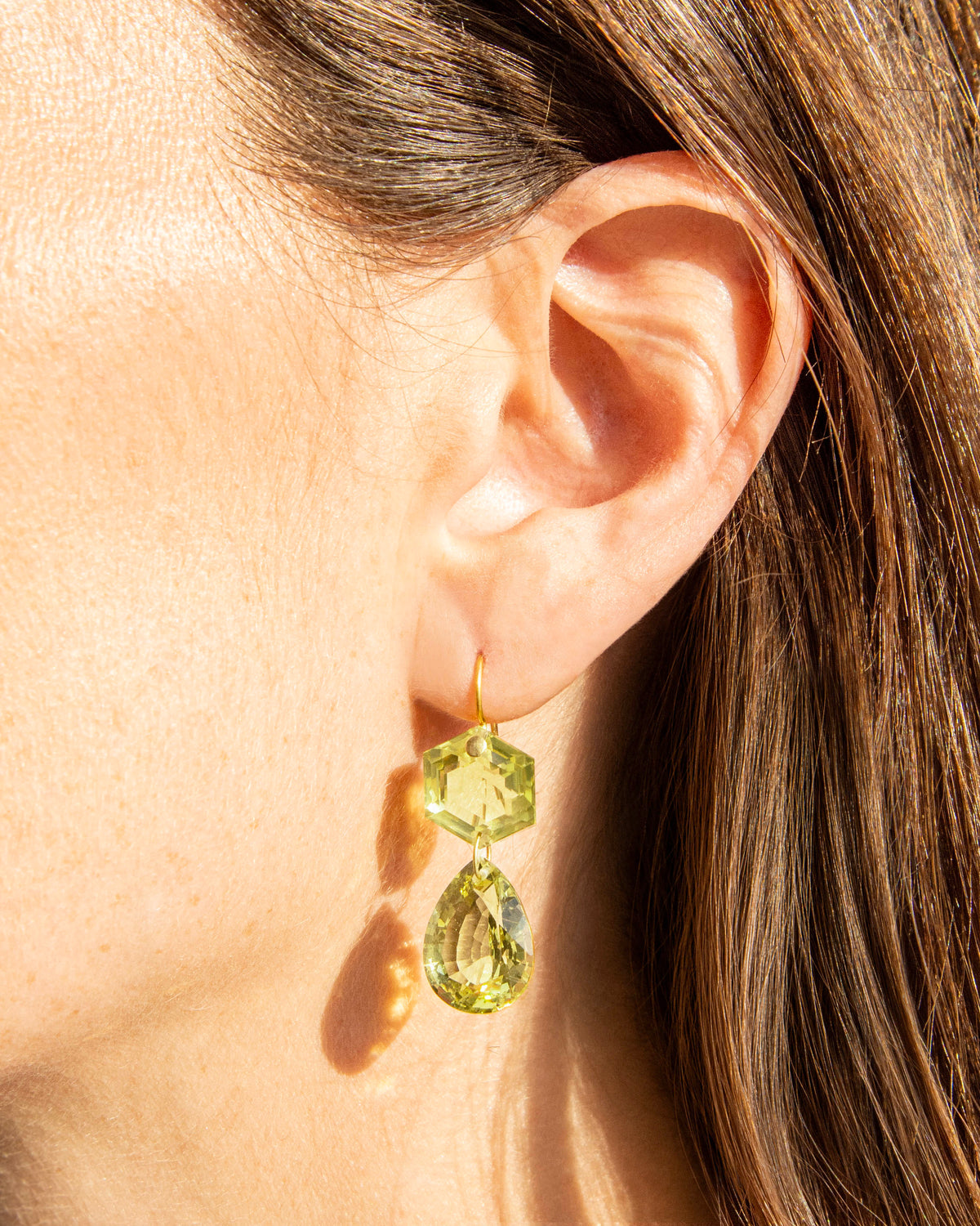 Lemon Quartz Bianca Earrings