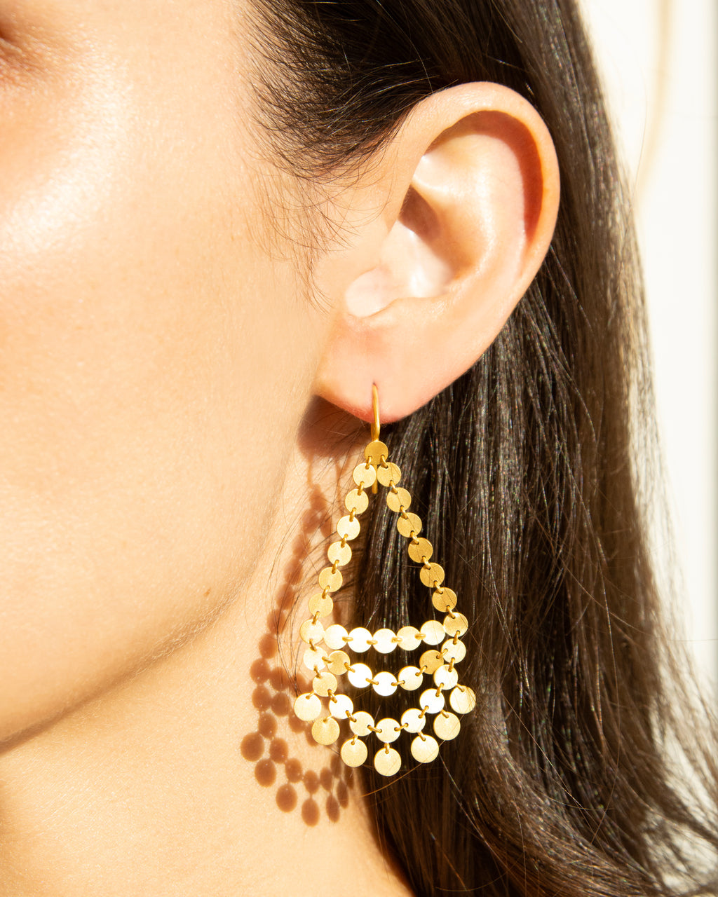 Extra Large Dancing Sequins Earrings