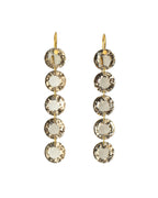 Smokey Quartz Rivieres Earrings