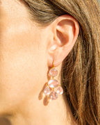 Gabrielle D'Estrees Earrings - Rose Quartz