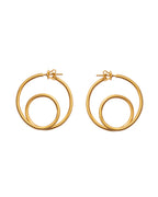 Gold Volute Earrings