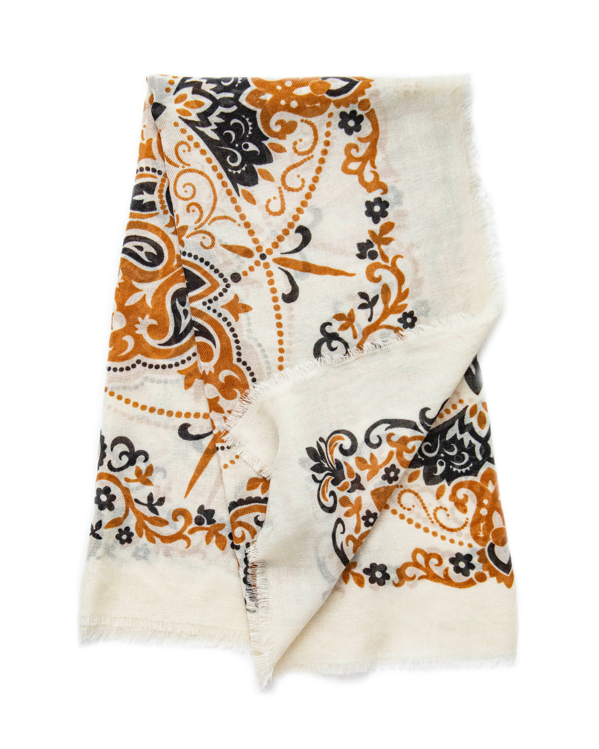 Wool & Silk Bandana Scarf