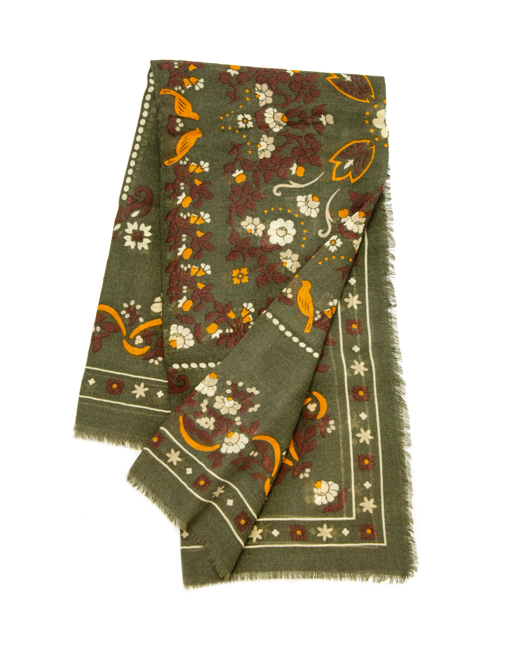 Wool & Silk Secret Garden Scarf