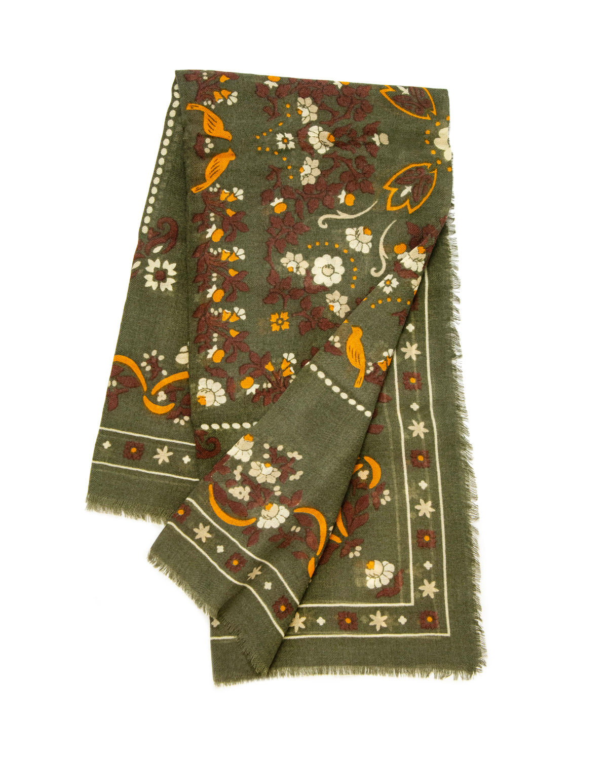 Wool & Silk Secret Garden Scarf