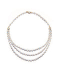 Marquise Necklace- Rainbow Moonstone