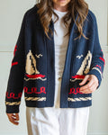 Sailboat Cardigan