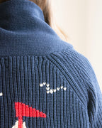Sailboat Cardigan