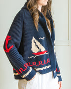 Sailboat Cardigan