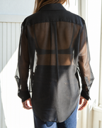 Cotton Silk Tuxedo Shirt
