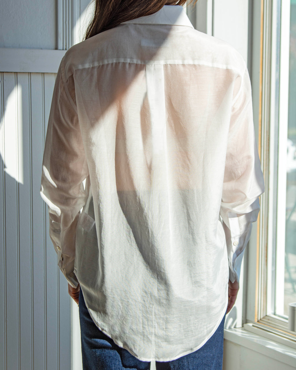 Cotton Silk Tuxedo Shirt