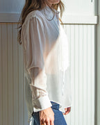 Cotton Silk Tuxedo Shirt