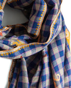 Plaid Safari Cashmere Pashmina Shawl