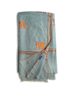 Cashmere Pashmina Shawl - Grey Elephant by Yaser Shaw