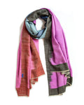 Cashmere Pashmina Shawl - Ikat by Yaser Shaw