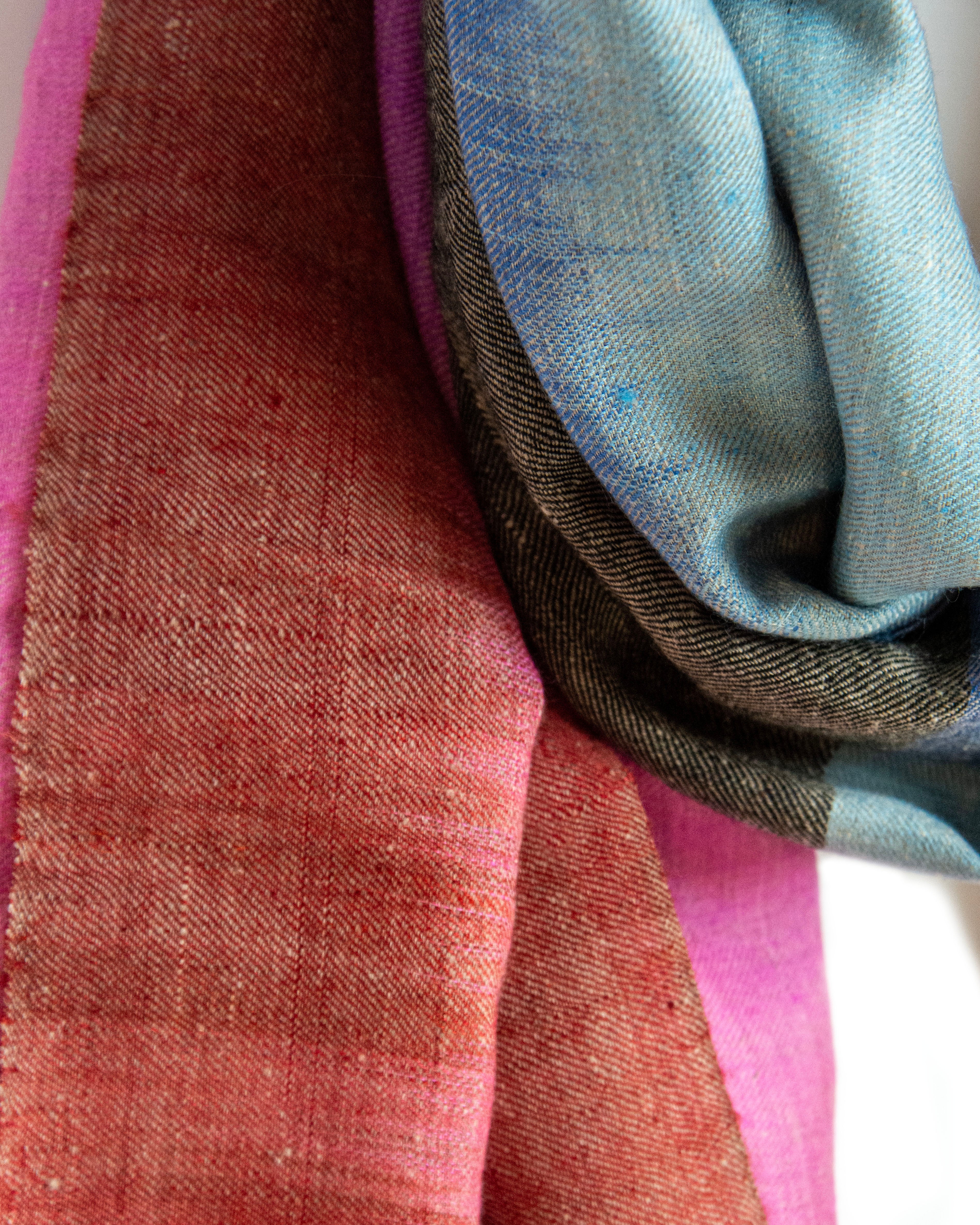 Cashmere Pashmina Shawl - Ikat by Yaser Shaw