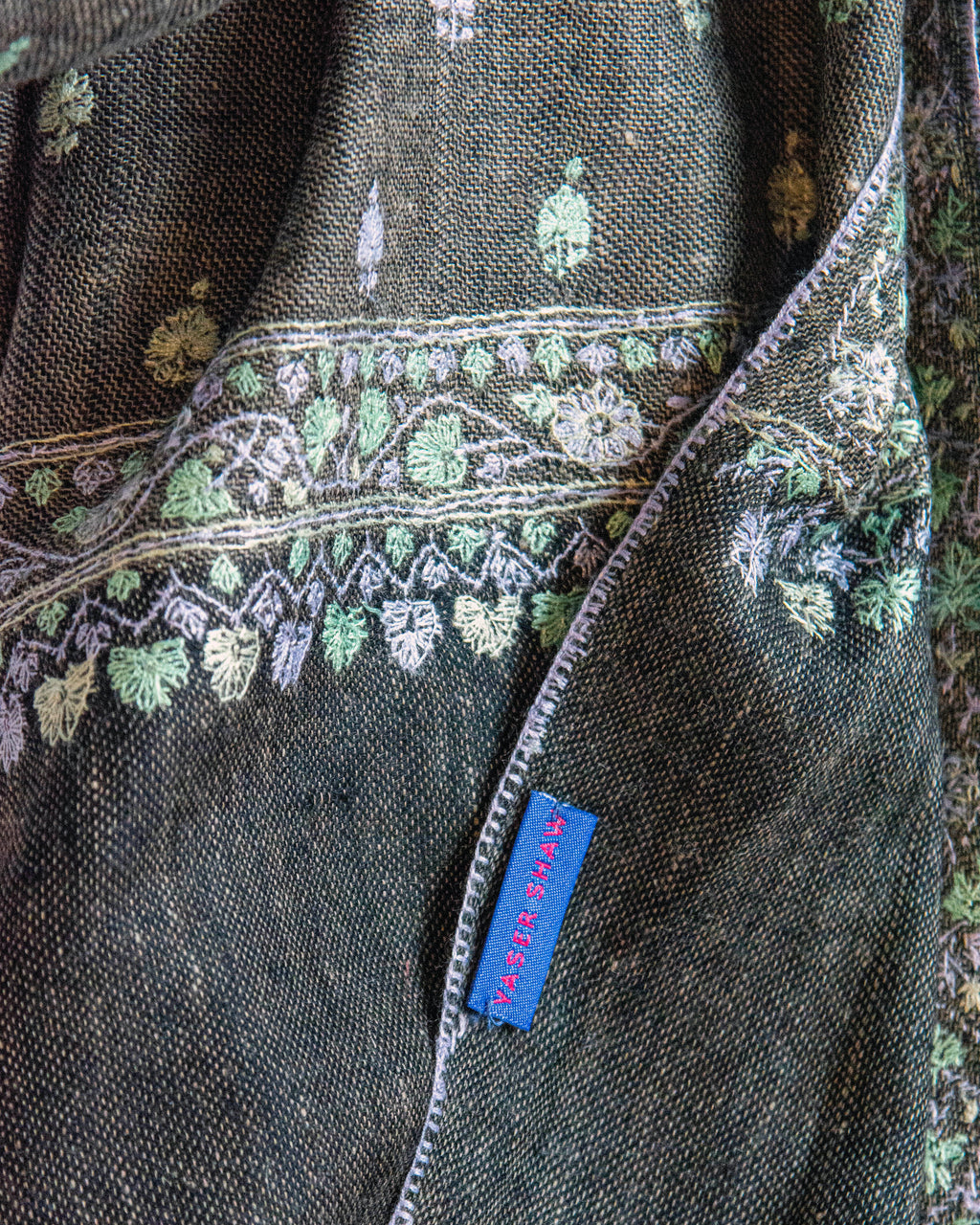 Cashmere Pashmina Shawl - Mini Flower by Yaser Shaw