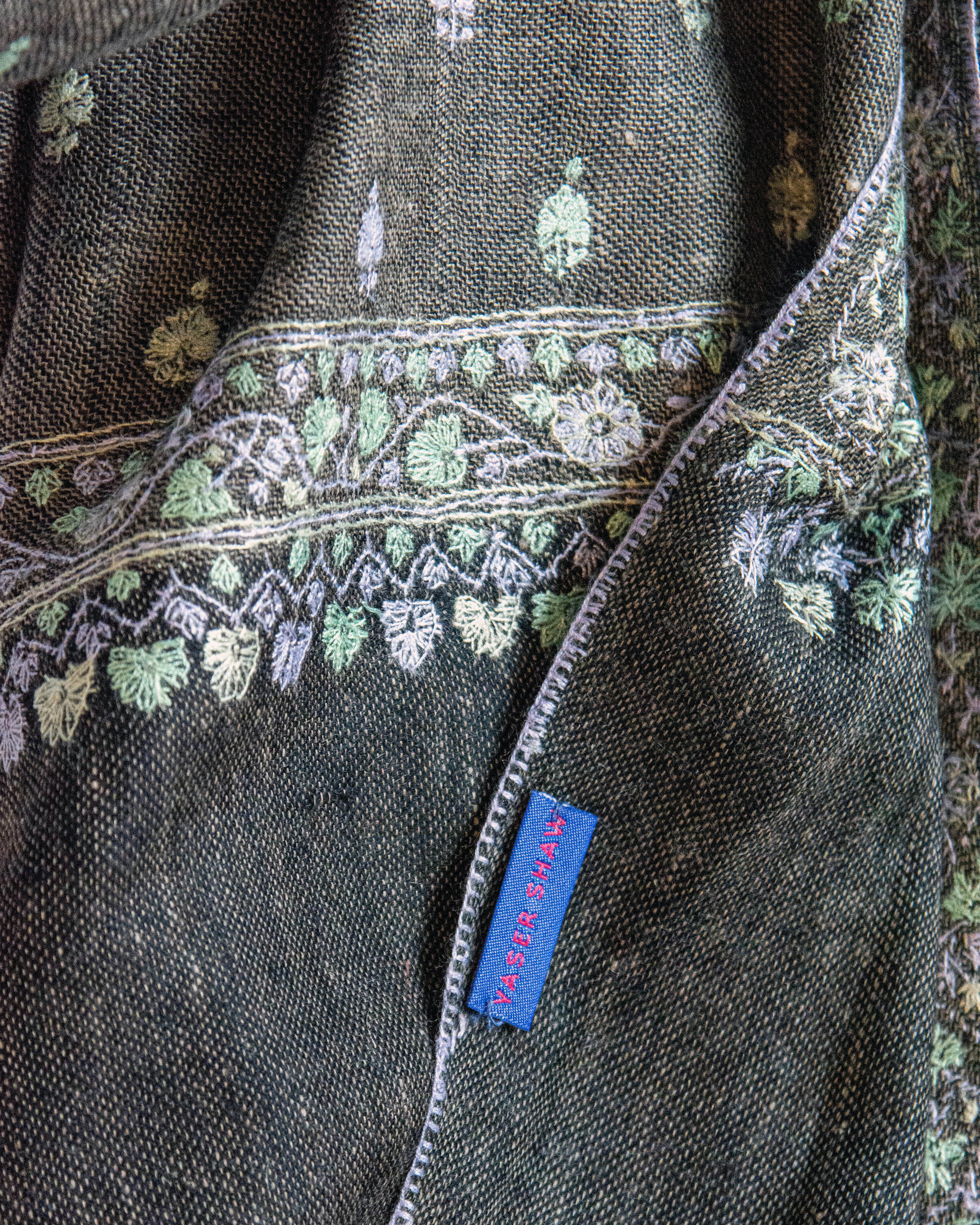 Cashmere Pashmina Shawl - Mini Flower by Yaser Shaw