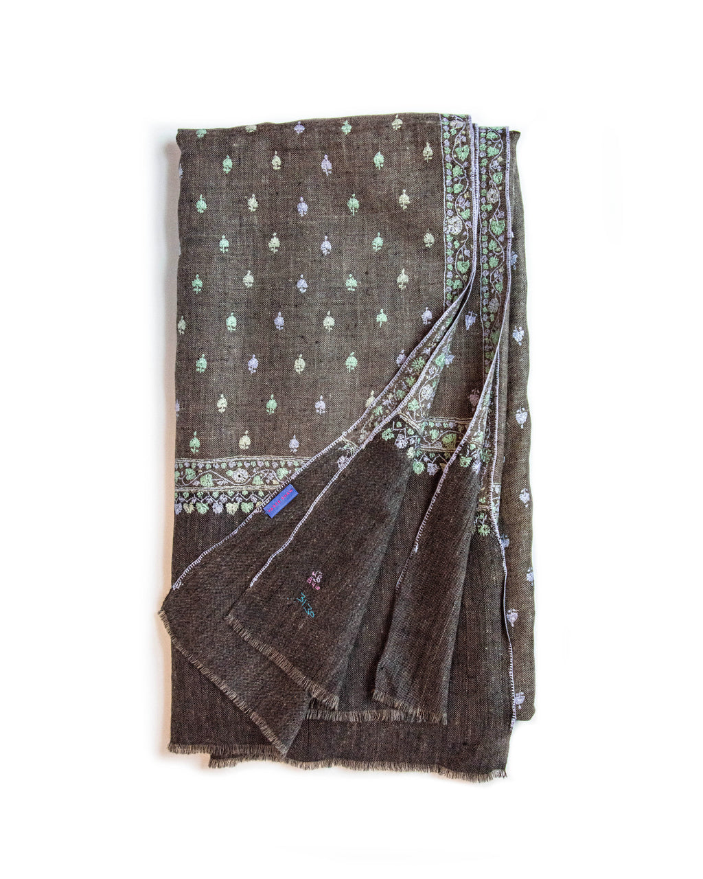 Cashmere Pashmina Shawl - Mini Flower by Yaser Shaw
