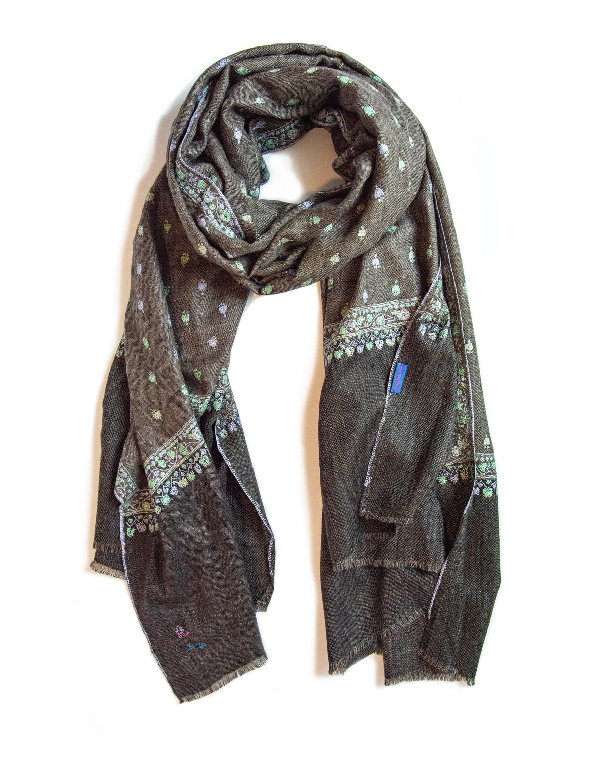 Cashmere Pashmina Shawl - Mini Flower by Yaser Shaw