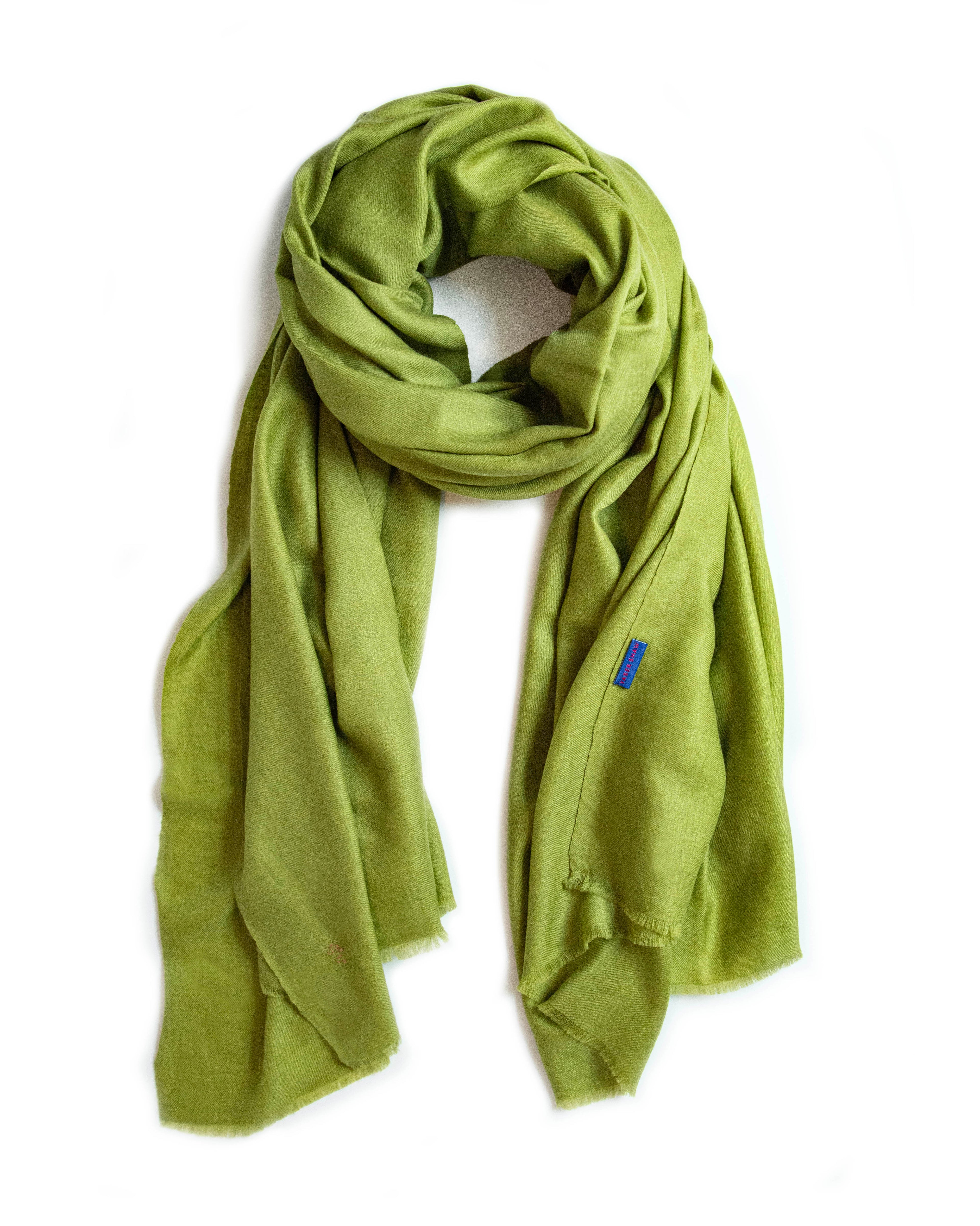 Moss Cashmere Pashmina Shawl