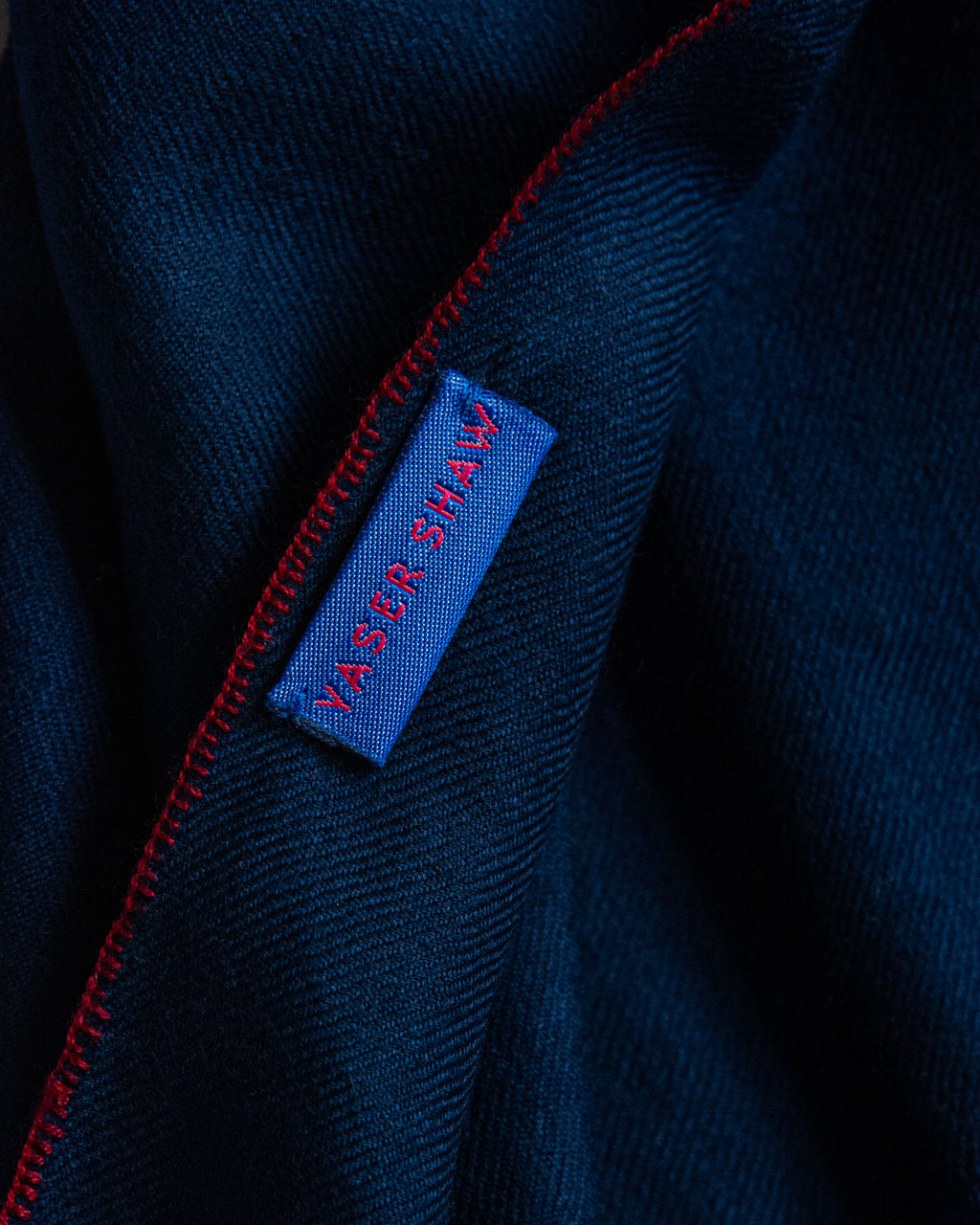 Cashmere Pashmina Shawl - Embroidered Solid by Yaser Shaw