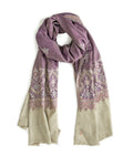 Branch Purple Cashmere Pashmina Shawl