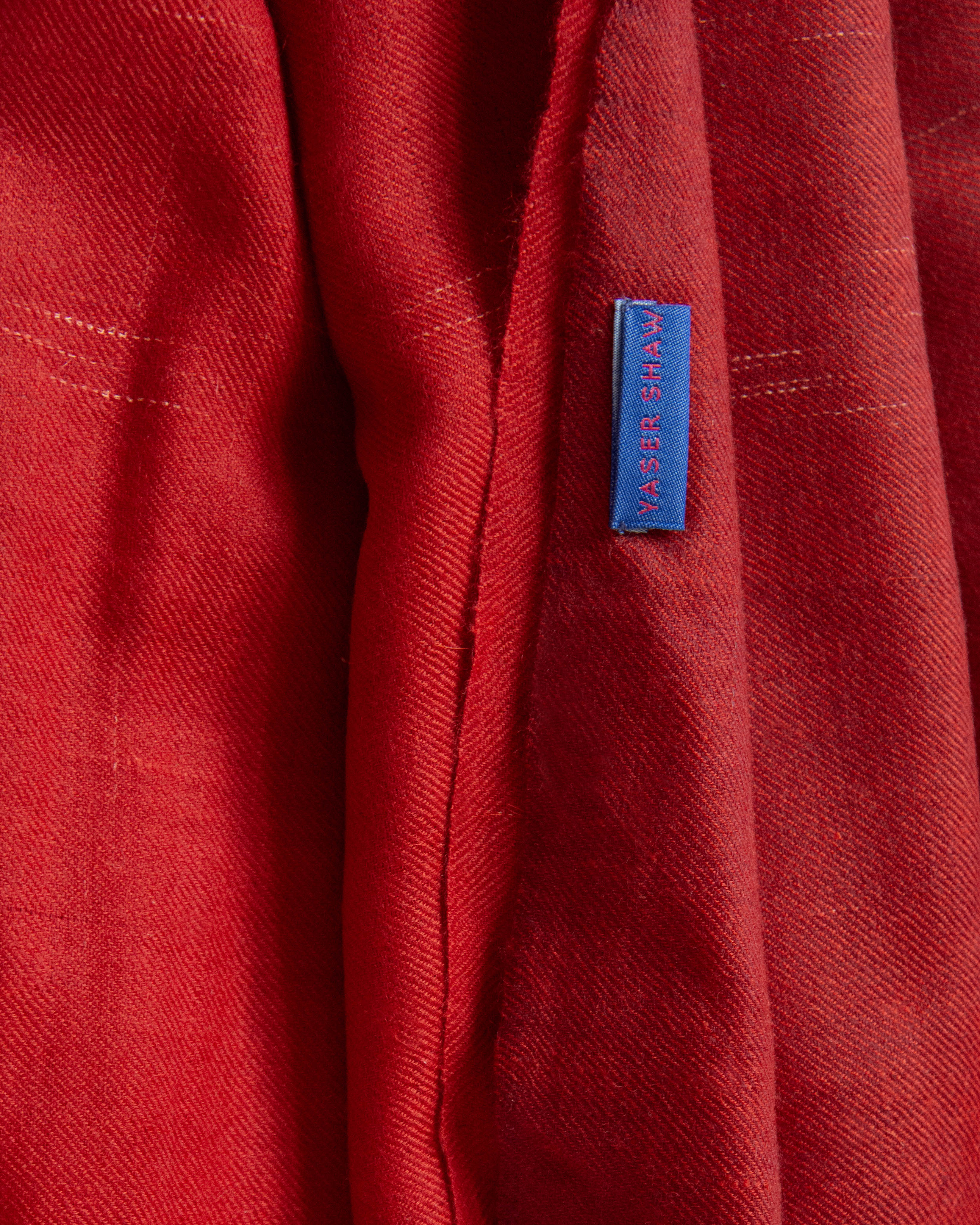 Ombre Red Cashmere Pashmina Shawl
