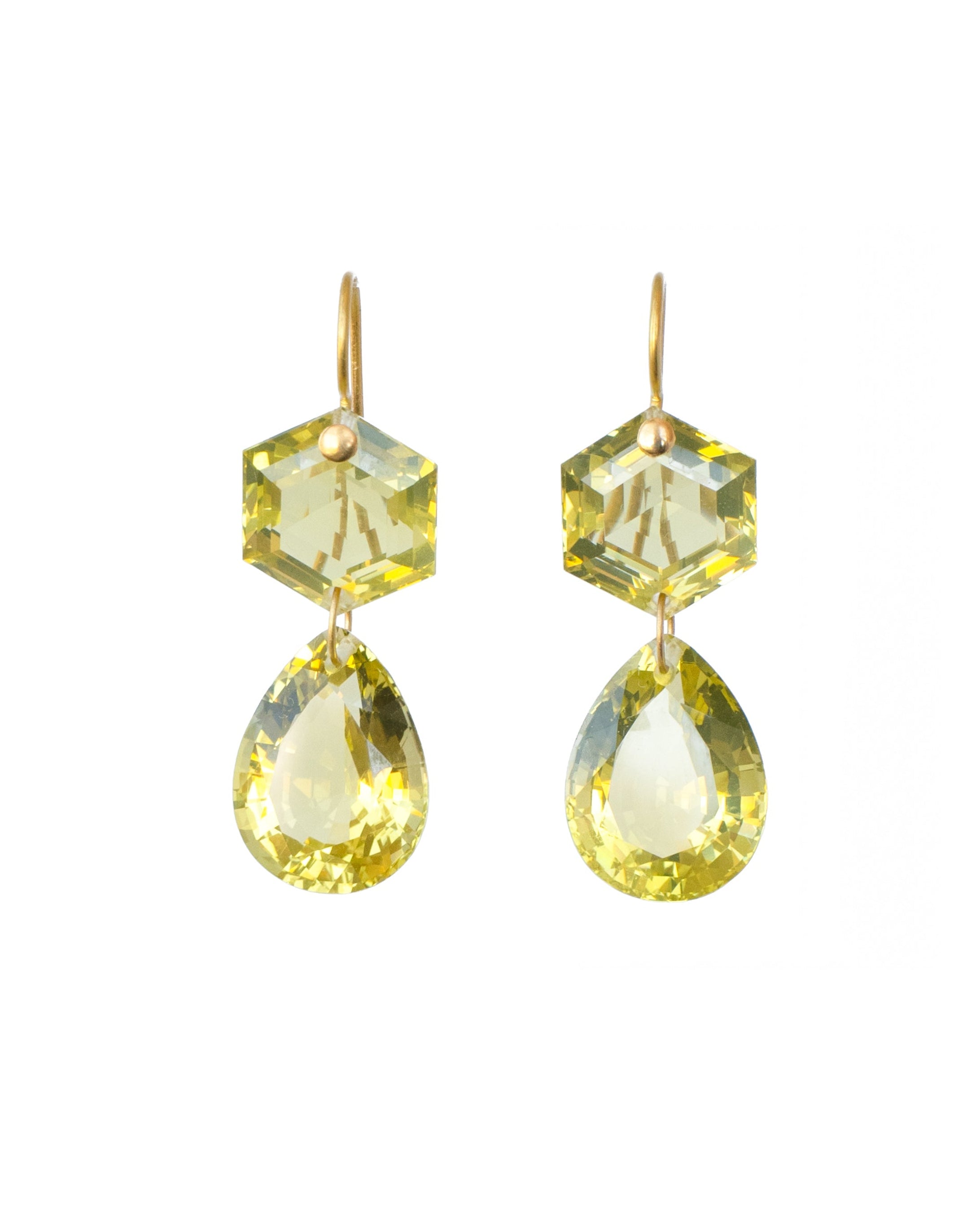 Lemon Quartz Bianca Earrings